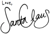 Santa signature